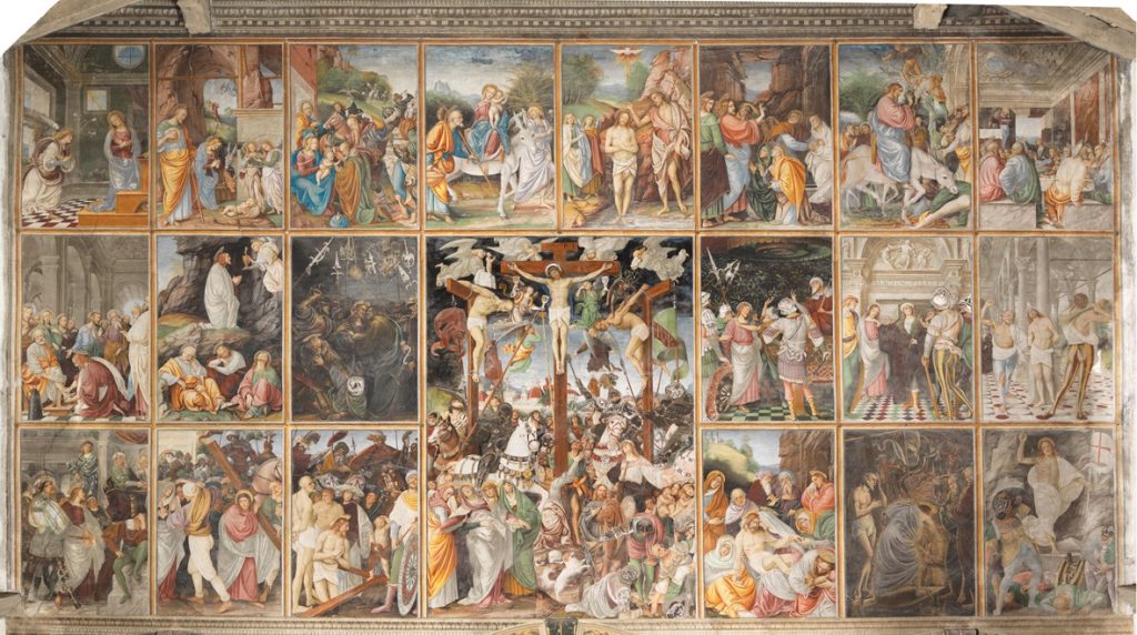 Gaudenzio Ferrari, Storia della vita di Gesù, Chiesa di Santa Maria delle Grazie, Varallo