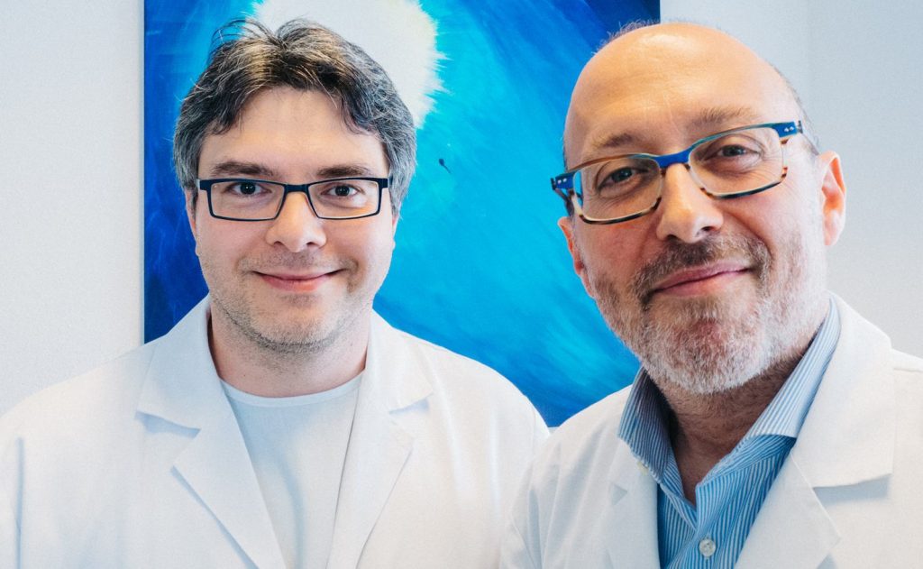 Il dottor Alessandro Santi (a sinistra), primario del Centro di fertilità e il caposervizio dottor Marco Buttarelli. (Vincenzo Cammarata)
