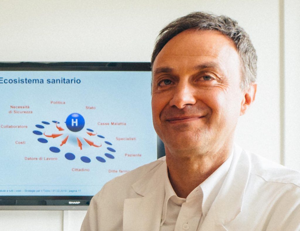 Il professor Paolo Merlani, direttore sanitario dell’Ospedale Regionale di Lugano (Vincenzo Cammarata)