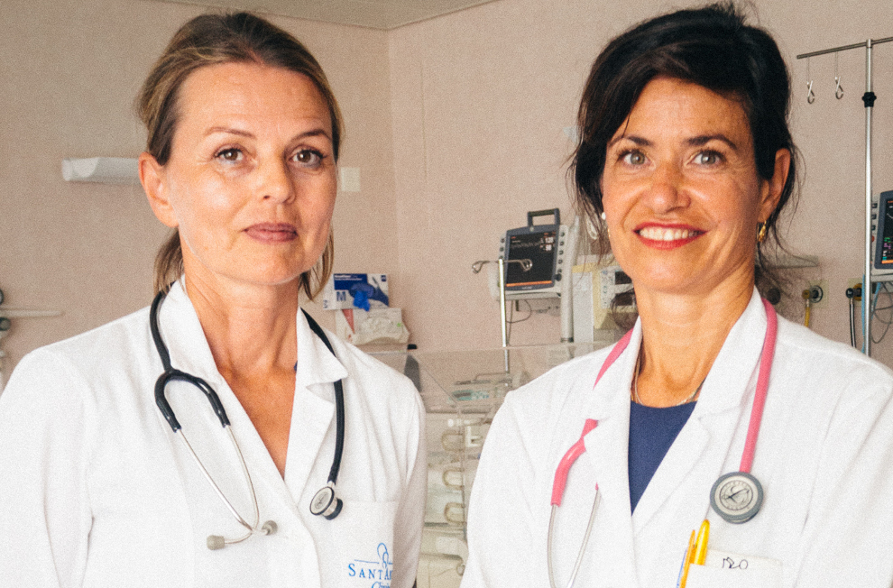 Le dottoresse Cari Platis R. (a destra) e Petra Donati Genet (Vincenzo Cammarata)