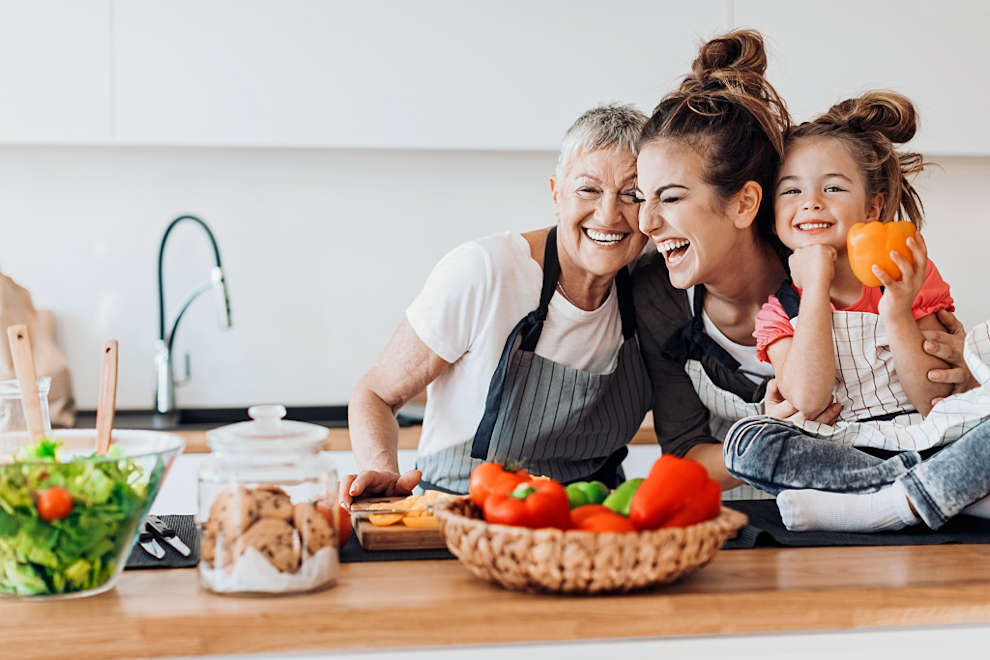 In cucina la risata è Regina