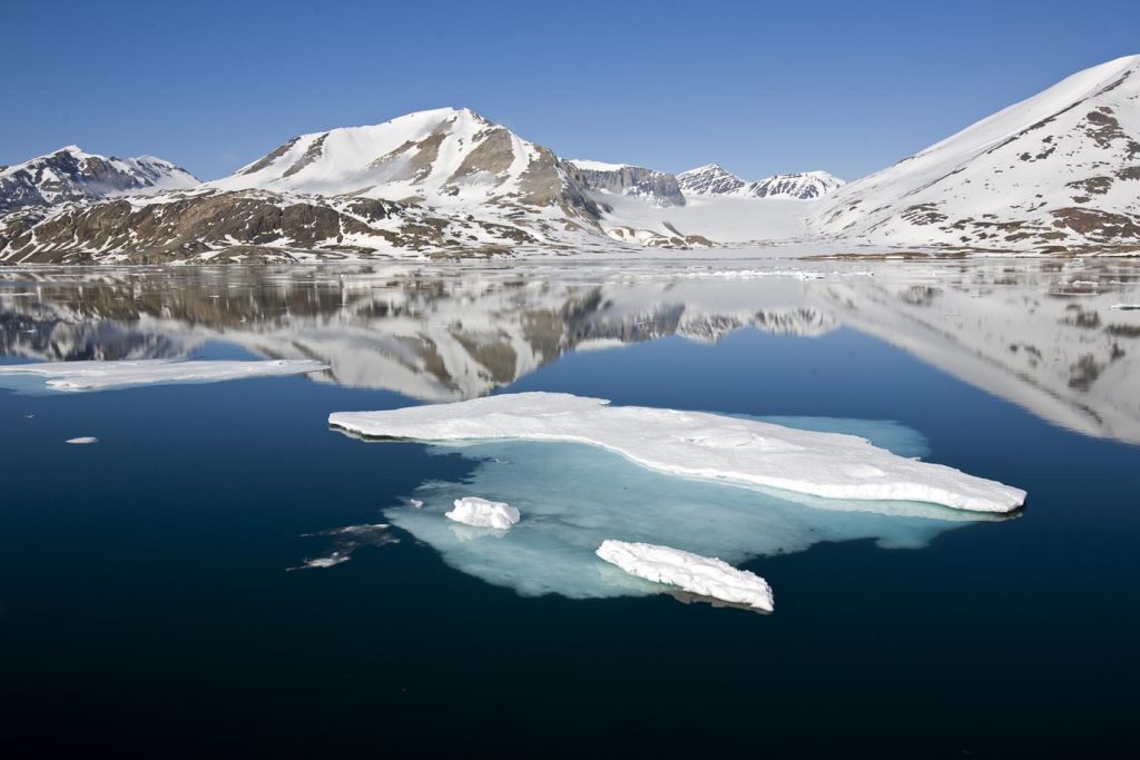 Ghiaccio alla deriva, Spitsbergen, Svalbard, Norvegia, Oceano Artico (Franco Banfi)