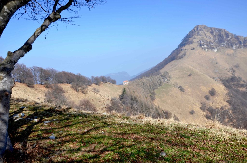 Ai piedi del Sasso Gordona, il rifugio Prabello