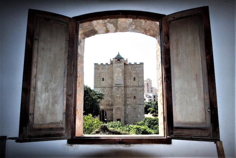 Un'inquadratura particolare del Palazzo della Zisa (XII secolo), sede del Museo d'arte Islamica (T. Stiano)