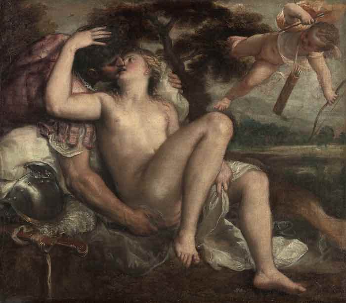 10. TIZIANO 
Venere Marte e Amore, 1550 circa
Olio su tela, 97x109 cm
Vienna, Kunsthistorisches Museum
