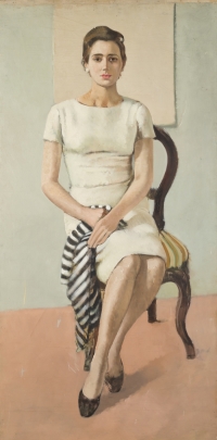 Giancarlo Vitali, Germana. 1959. Ritratto esposto nella sala 3 della mostra (www.giancarlovitali.com)