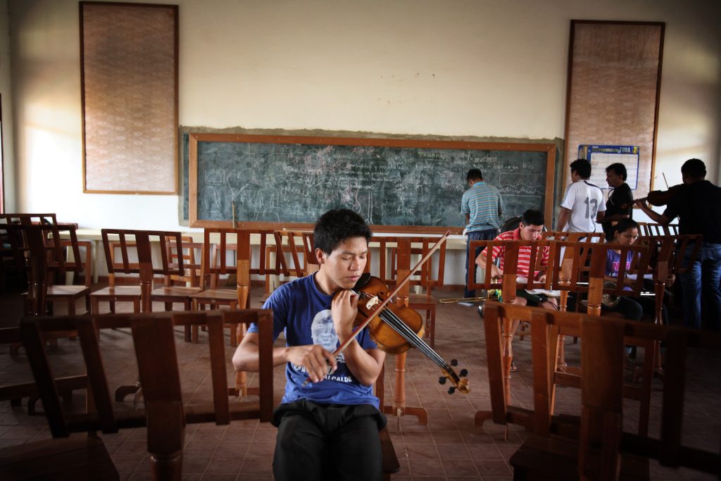 Urubichà, la scuola di musica dei Guarayos