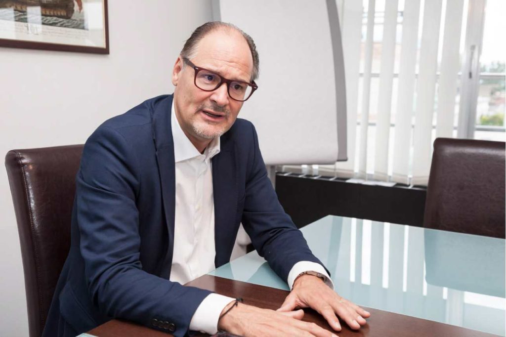 L’ingegnere Roberto Fridel, promotore dell’evento ticinese «Meno stress – Più competitività» (Stefano Spinelli)