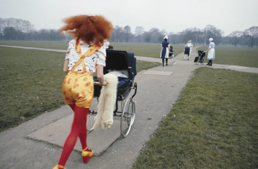 Peter Knapp, Grace Coddington, für Vogue, London, 1971 (© Peter Knapp / Fotostiftung Schweiz)