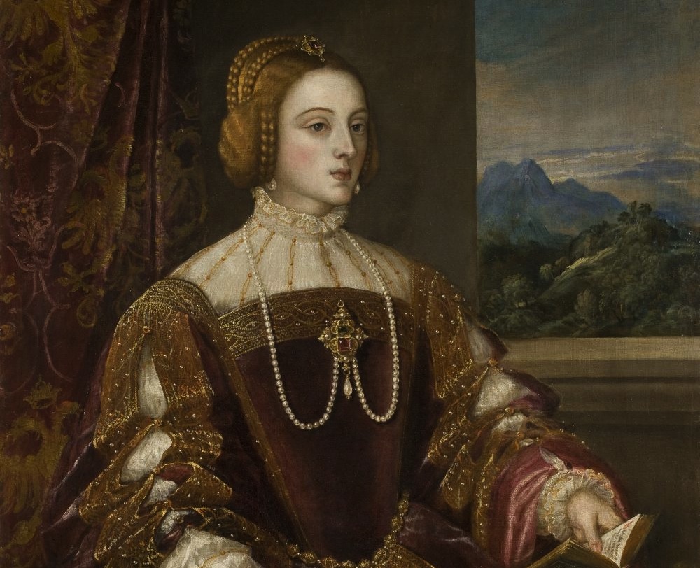 Tiziano Vecellio (Pieve di Cadore, c. 1485-90 – Venezia, 1576) L’Imperatrice Isabella di Portogallo, 1548 Madrid, Museo Nacional del Prado