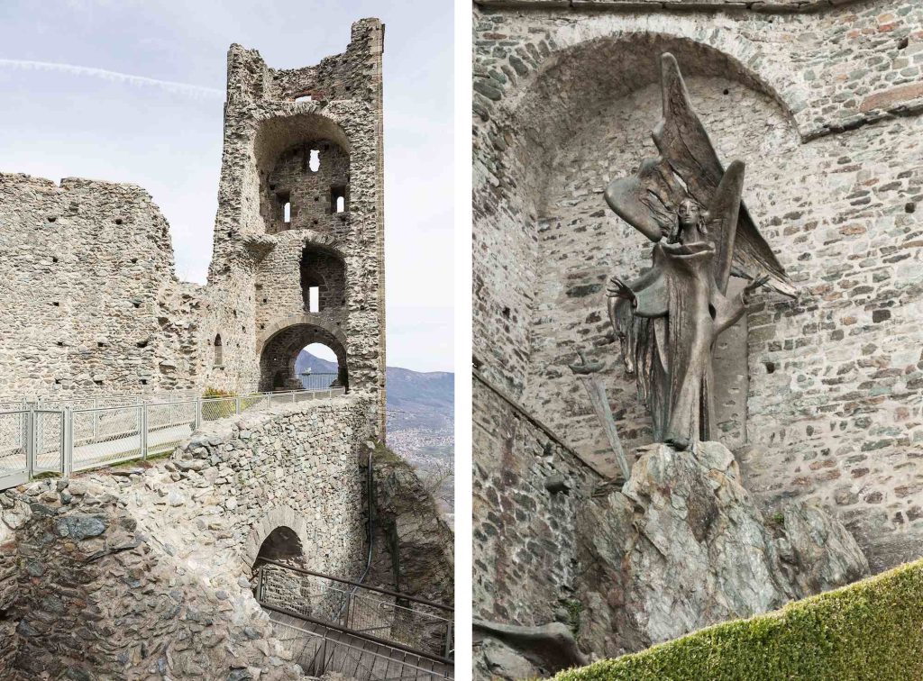 La Torre della bell'Alda e La statua di San Michele (D. Scarano)