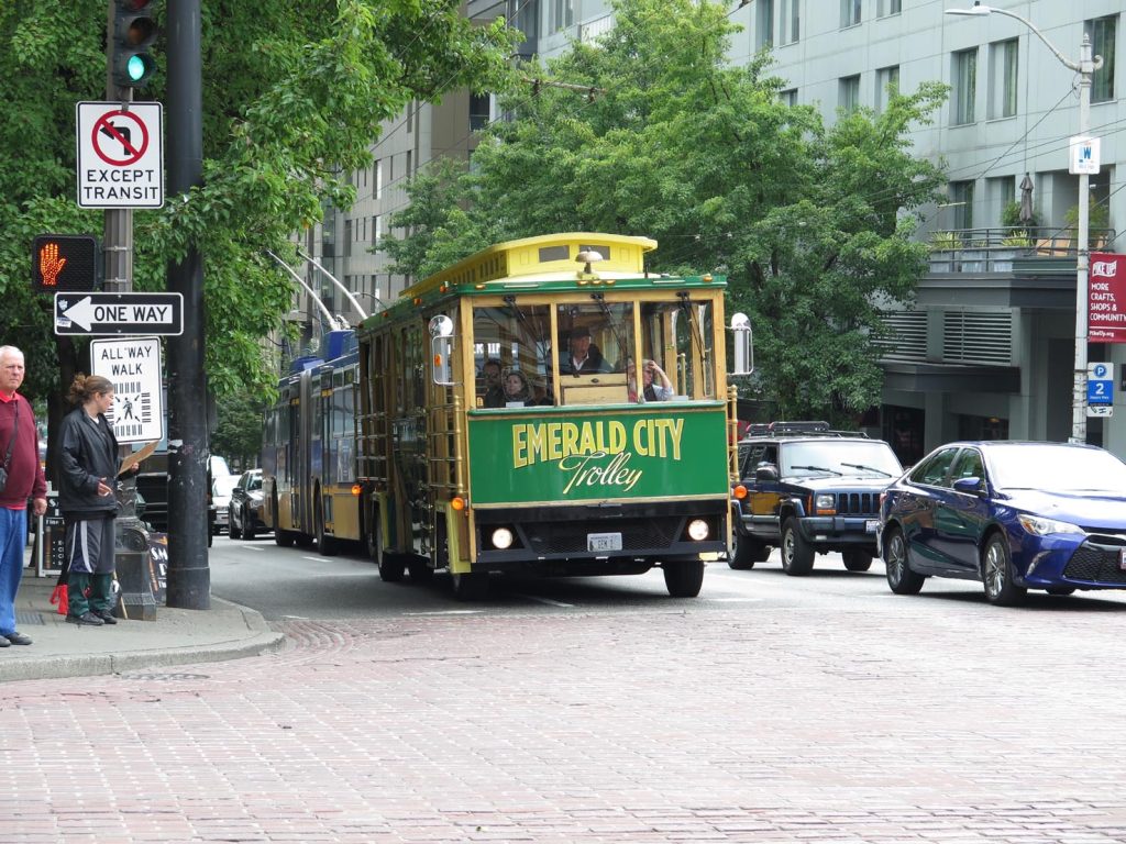 Il tram turistico della Emerald City