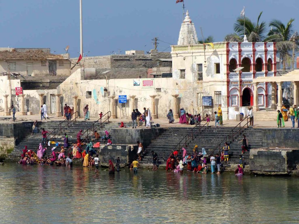 Gujarat, Dwarka, ghat