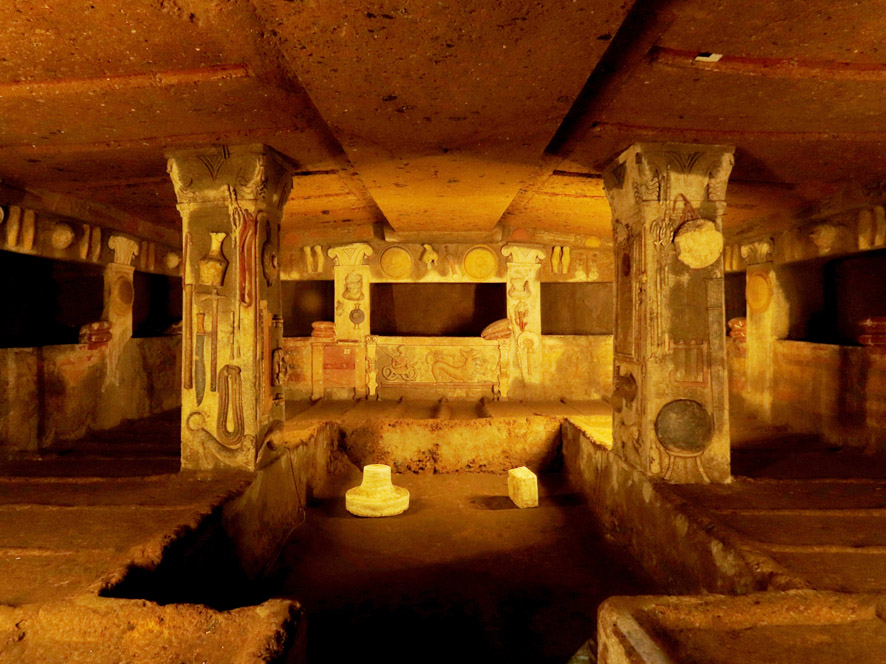 Necropoli etrusca della Banditaccia, a nord di Roma (Paolo Brovelli)