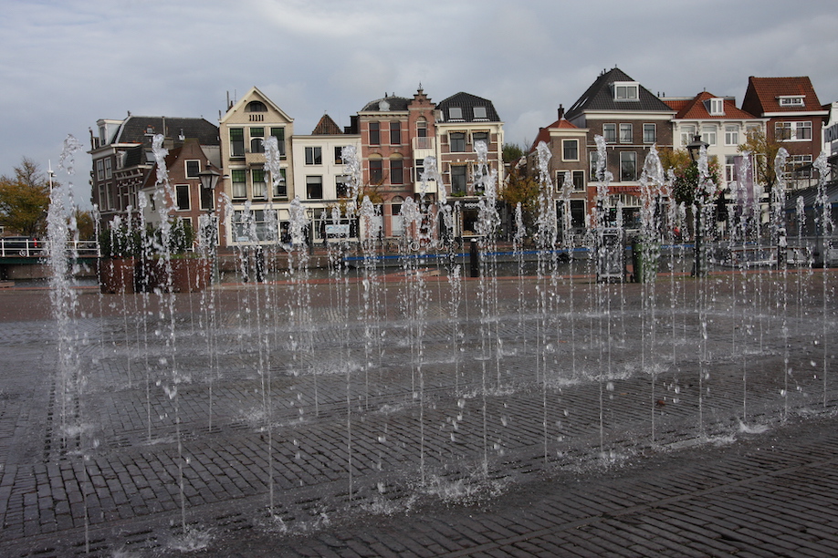 Tipiche costruzioni nel centro cittadino di Leiden