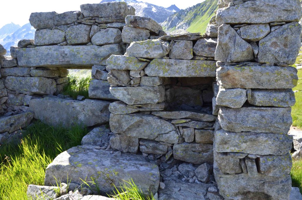 Fortificazione campale in muratura a secco