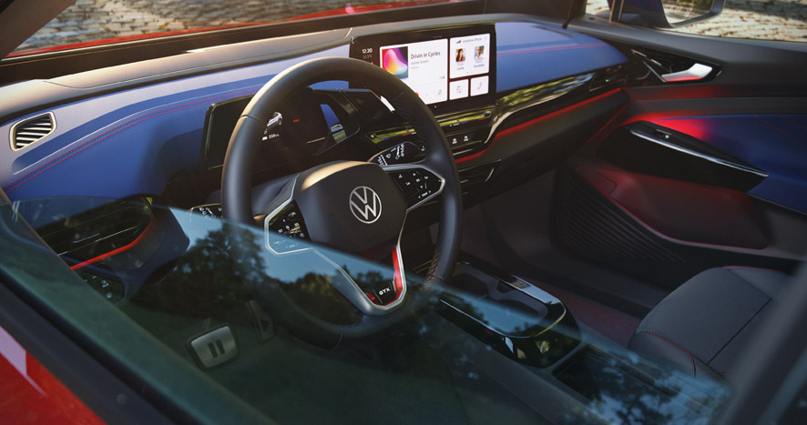 Un dettaglio dell’interno (Volkswagen)