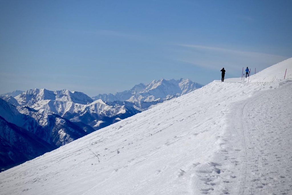 Laggiù lontano il Monte Rosa