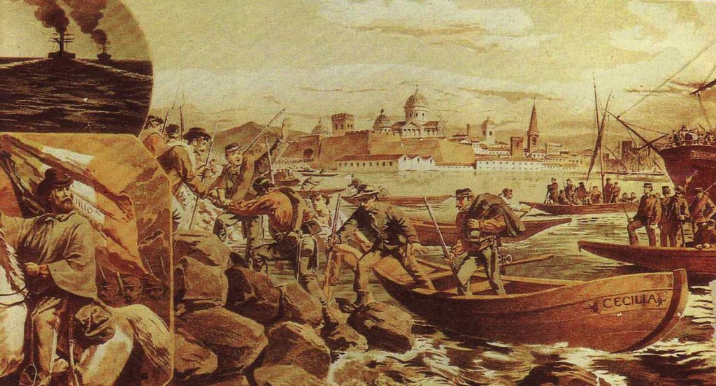 Lo sbarco di Garibaldi a Marsala (www.insorgenza.it)