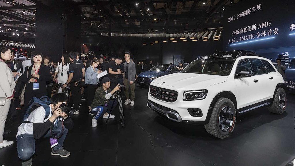 La Mercedes GLB