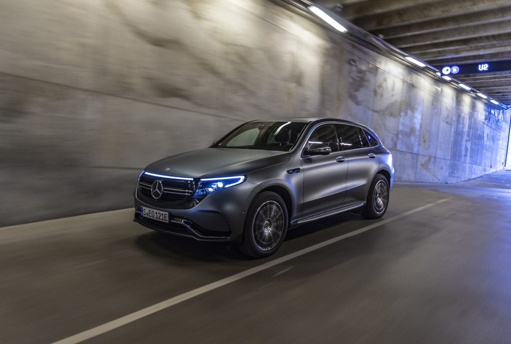 Il Suv elettrico EQC di Mercedes Benz