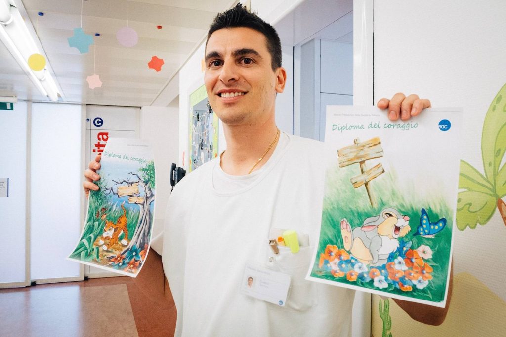 Il pediatra dottor Gianluca Gualco, caposervizio del Pronto Soccorso Pediatrico dell’Istituto Pediatrico della Svizzera Italiana (Vincenzo Cammarata)