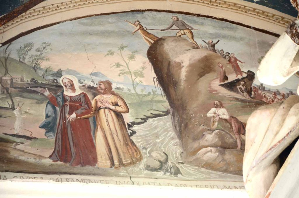 L'affresco di Maria Salta