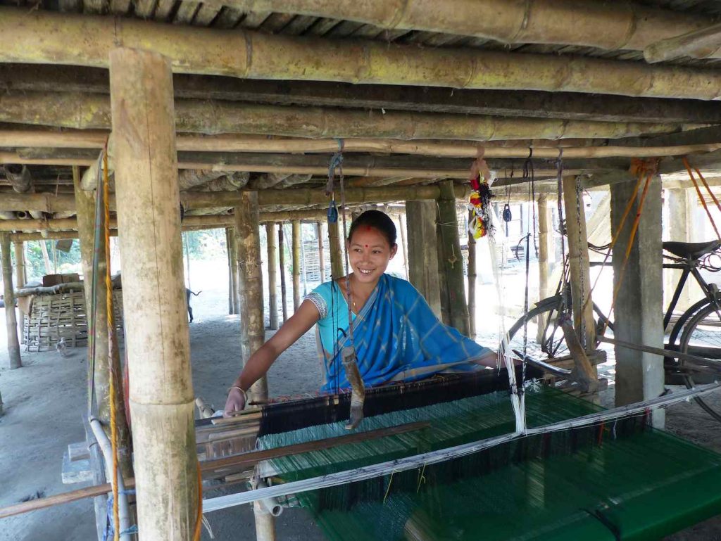 Tessitrice di Assam, Majuli