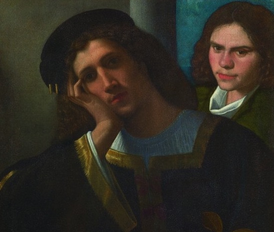 Giorgio da Castelfranco detto Giorgione (Castelfranco Veneto, 1477 c. – Venezia, 1510) Due amici 1502, Roma, Museo di Palazzo Venezia