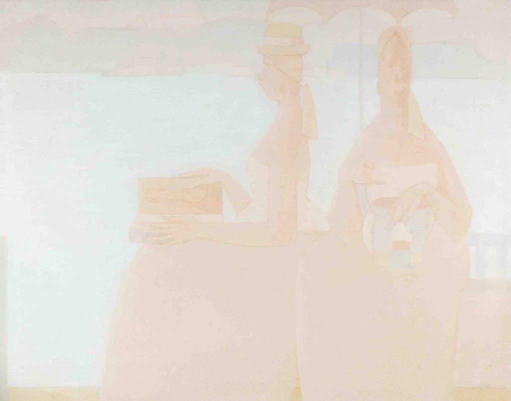 Antonio Calderara, Pittura, 1957-58 (Collezione, Alfred Richterich, foto: Serge Hasenböhler)