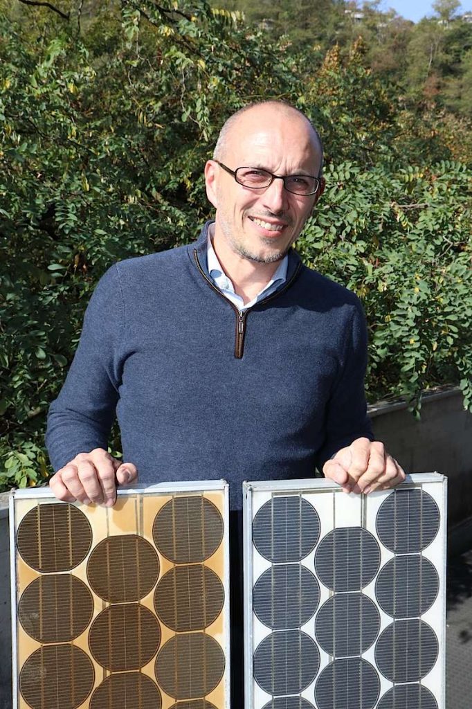 Mauro Caccivio dirige il team per la qualità dei sistemi fotovoltaici presso Supsi
(B. Vogel)