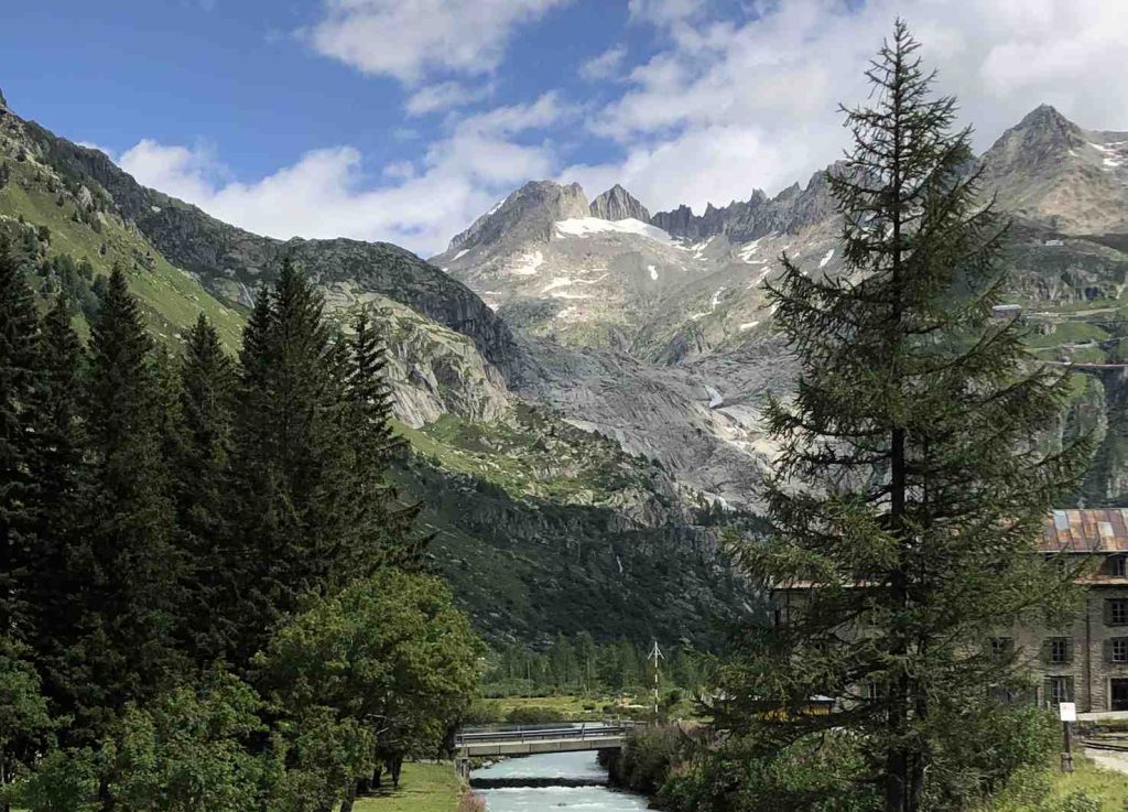 Il Rodano oggi: la foto è stata scattata il 15 agosto 2019 (MaMa)