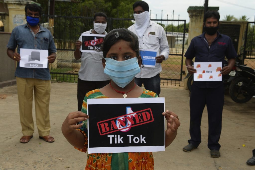 L’India è il primo paese che ha ufficialmente vietato l’uso di TikTok (AFP)