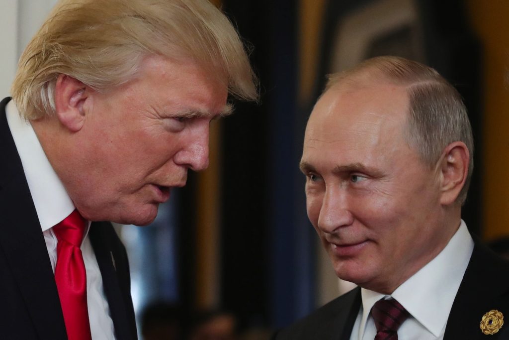 L’attuale presidente degli Stati Uniti Donald Trump nutre una sincera simpatia nei confronti del leader russo (AFP)