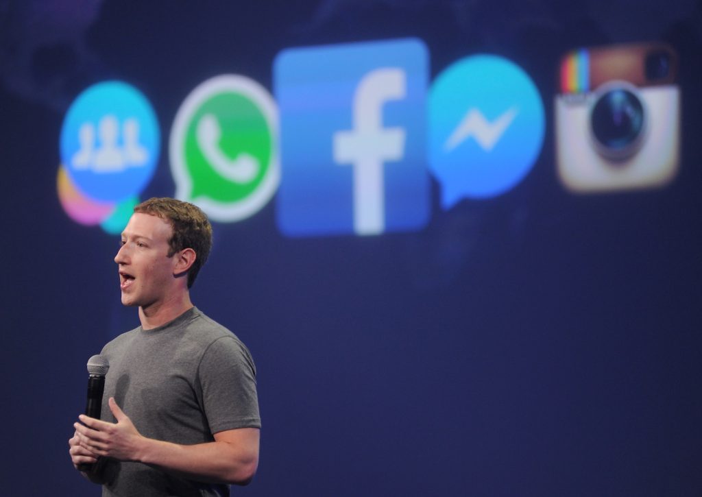 Mark Zuckerberg, capo azienda e azionista principale di Facebook (AFP)