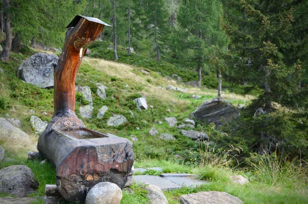 Fontana scolpita