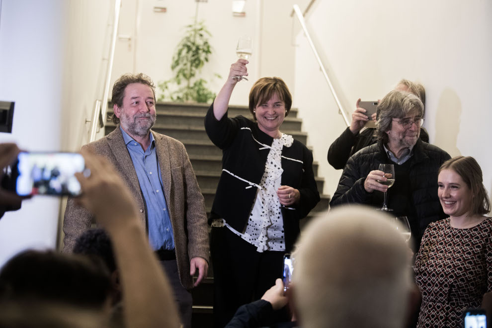 Marina Carobbio è una delle sei nuove consigliere agli Stati. Alla Camera dei cantoni, il numero di deputate è raddoppiato (Keystone)