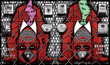 Gilbert&George, Beard The Lion, 2016 (© Gilbert&George – Courtesy The Artist and White Cube)