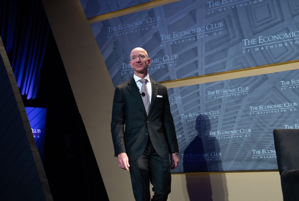 Il fondatore di Amazon Jeff Bezos (AFP)