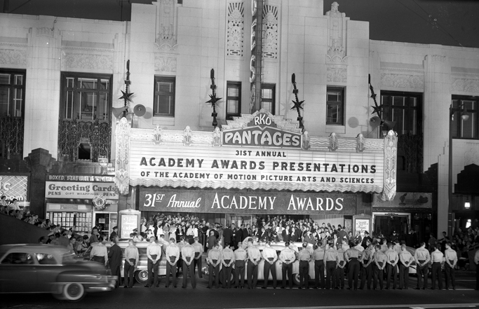 Un'immagine scattata durante la 31esima Notte degli Oscar, del 1959 (Wikipedia)