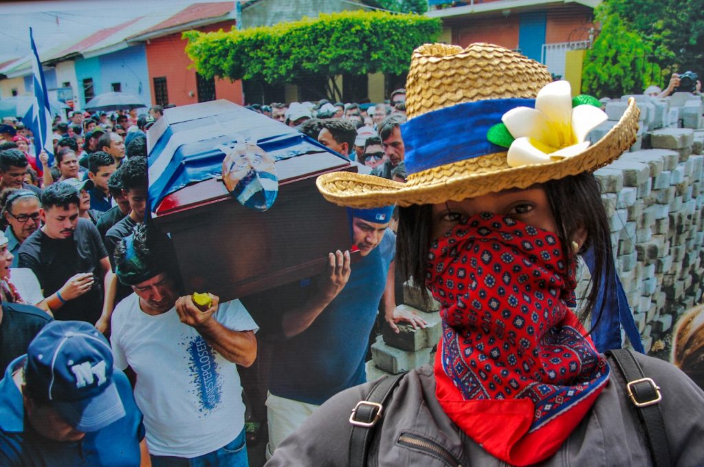Protesta studentesca  a Managua contro Daniel Ortega (AFP)