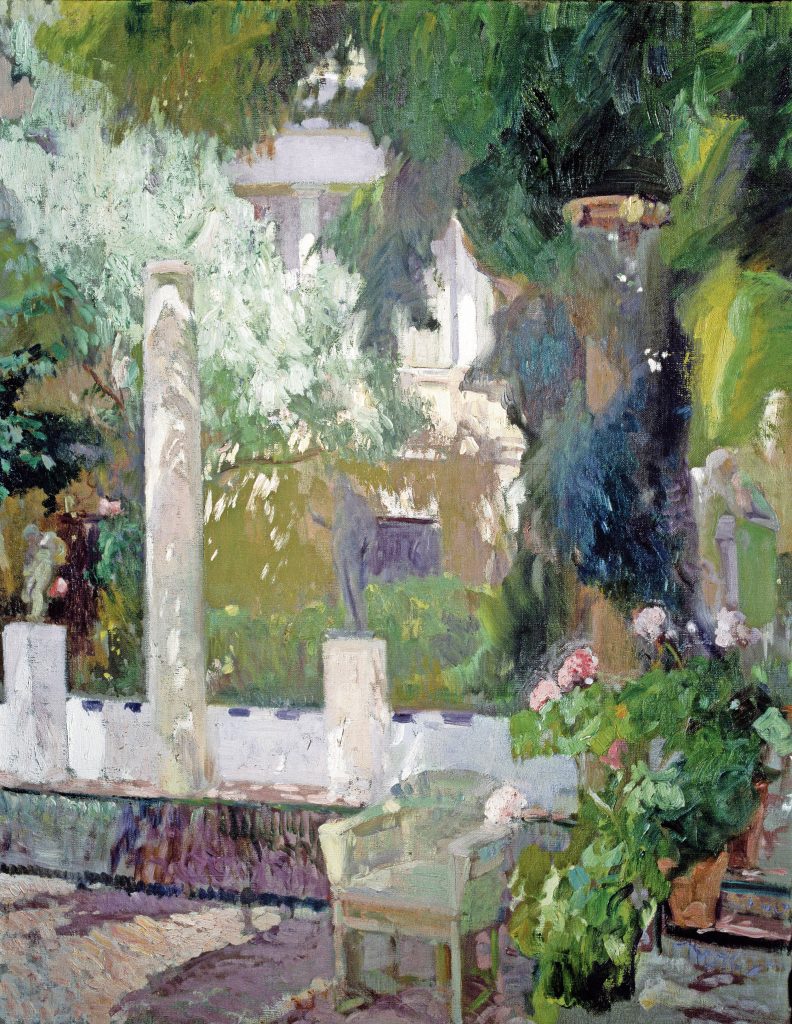 Joaquín Sorolla, Jardin de la Maison Sorolla, dipinto a olio, 1920 (Keystone)