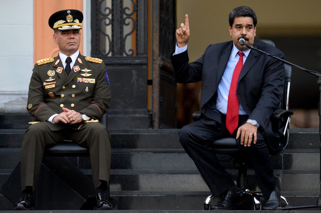 Il presidente Maduro con