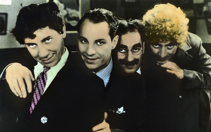 I Cocoanuts nel 1929: da sin. Chico, Zeppo, Groucho e Harpo Marx  (Keystone)