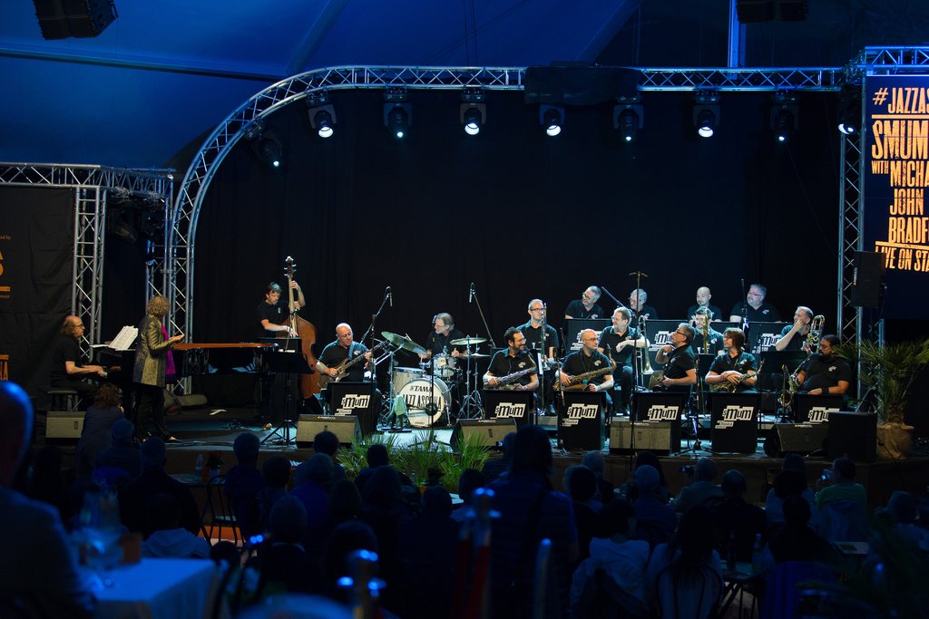 La Smum Big Band a JazzAscona, nel 2016 (www.smum.ch)