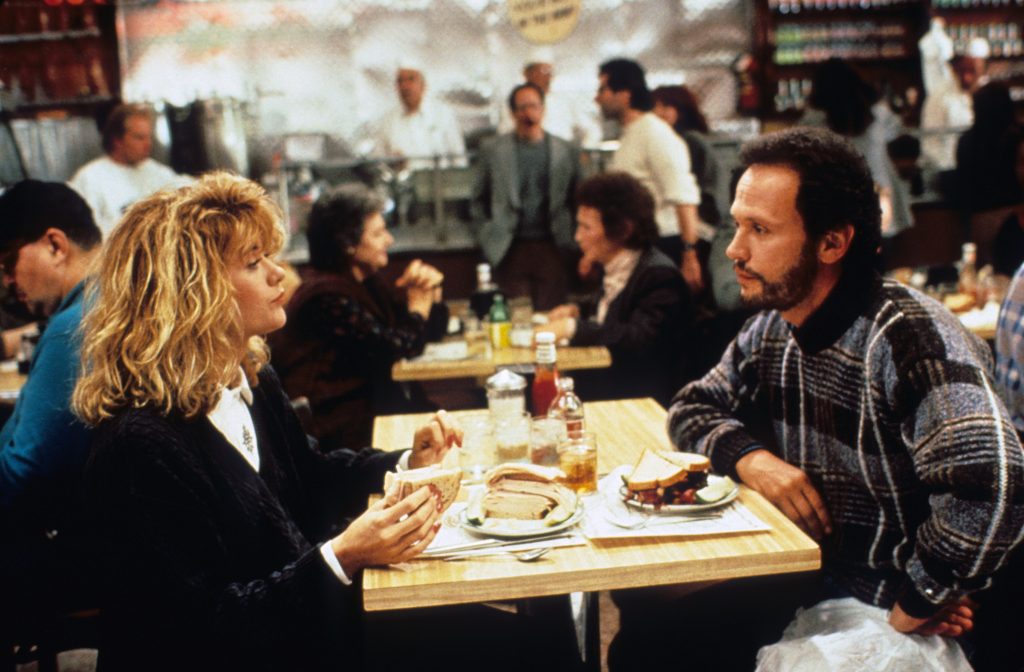 Una colazione-pranzo indimenticabile quella di Meg Ryan e Billy Crystal in Harry ti presento Sally (1989)