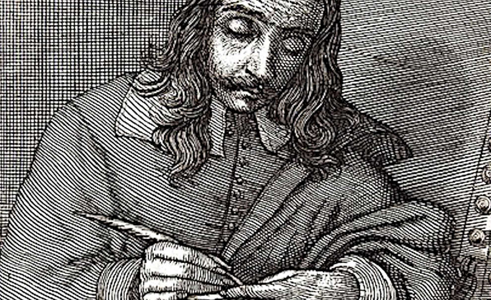 Un’incisione con ritratto di Boschini