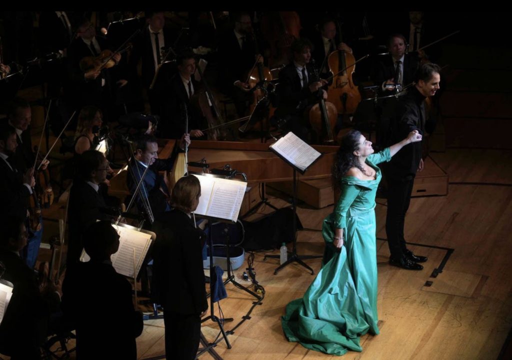 Cecilia Bartoli e Teodor Currentzis sul palco di Lucerna (P. Fischli/Lucerne festival)