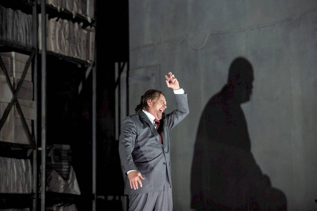 Michael Volle nei panni (riuscitissimi) di Godunov (Monika Rittershaus)