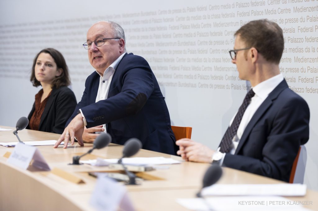 Pierre-Yves Maillard, direttore USS, fautore del referendum (Keystone)